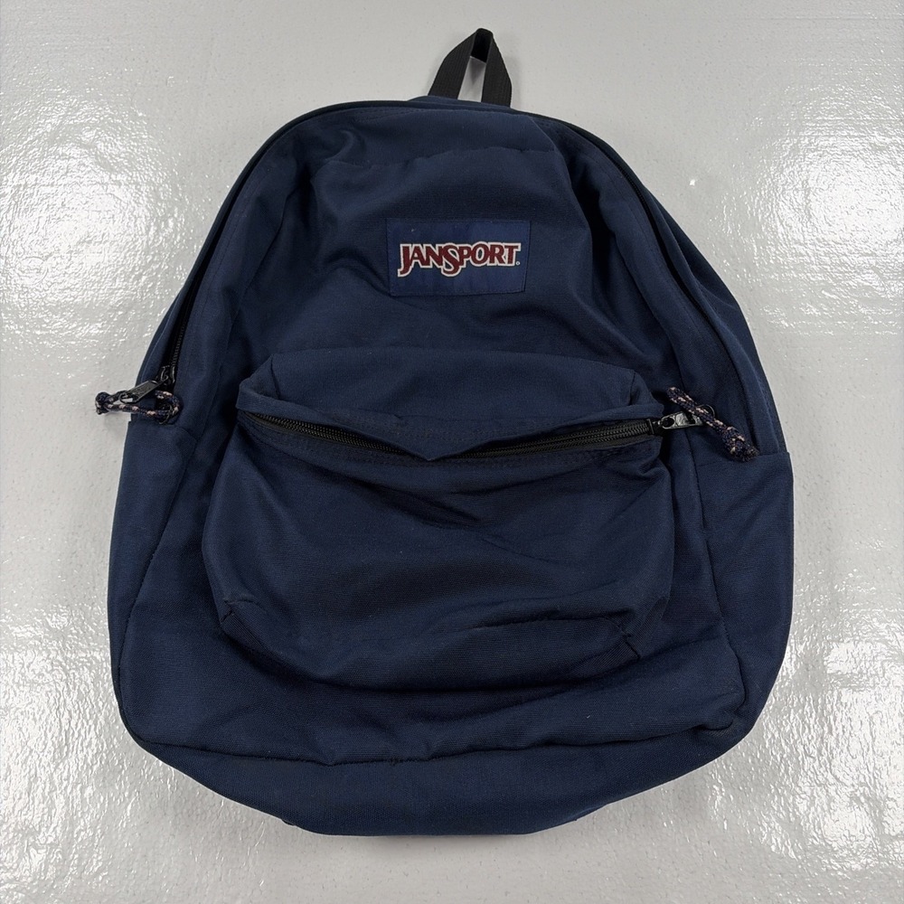 Vintage 90s/Y2K JanSport Backpack Navy Blue